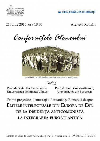 afis conferinta Ateneu