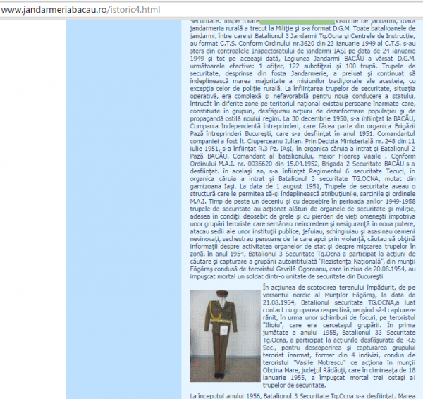 jandarmerie bacau rusine preia tezele securitatii ref la rezistenta - Copy